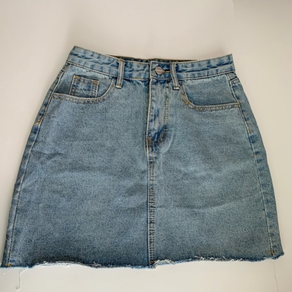 Denim Mini Skirt!